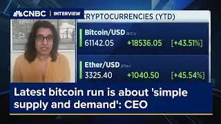 Latest bitcoin run is about 'simple supply and demand,' says Crypto Council for Innovation CEO