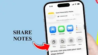 Как поделиться заметками с iPhone на iPhone