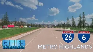 Cities: Skylines - First Person Drive - Up The Mountain