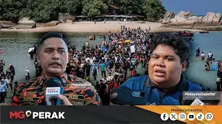 MGPerak : Fenomena ‘Laut Terbelah’ Pulau Pangkor Gamit 3,000 Pengunjung