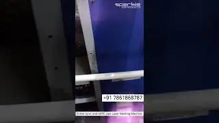 Laser Printing Machine For HDPE & UPVC Pipe  No Ink. No Maintenance #flylaserprinter #sparklelaser