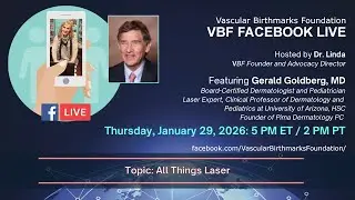 VBF Facebook LIVE with Dr. Linda and Dr. Gerald Goldberg and February 29, 2026