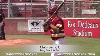 Chris Betts Prospect Video, C, Long Beach Wilson #MLBDraft