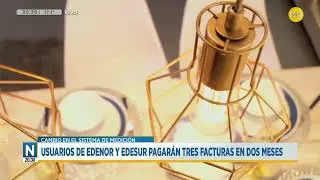 Usuarios de Edenor y Edesur pagar&aacute;n tres facturas en dos meses │N20:30│ 20-11-25