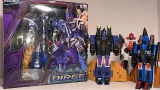 Фигурка Transformers Threezero mdlx generation one Dirge: распаковка и обзор.