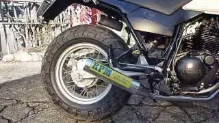 【RPMマフラーサウンド】YAMAHA　TW　RPM-250Singleマフラー
