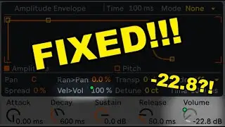 Clint Moody - Ableton Tutorial 03: SAMPLER VELOCITY FIX