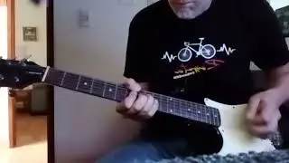 Guitarra firstAct overtone jam blues.