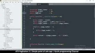 #79 Pagination 3 | Simple point of sale app in php & javascript | Quick programming tutorial