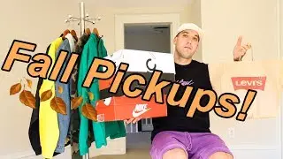 FALL PICKUPS! HUGE SNEAKER AND CLOTHING HAUL - 10 NEW FALL PICKUPS