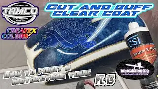 How To Paint a Motorcycle Tank Pt. 13- Cut and Buff Clearcoat