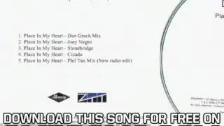 David Jordan Place in my Heart Mixes CDM place in my heart stonebridge mix