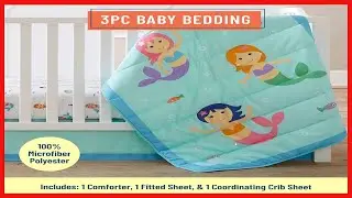 Wildkin 100% Microfiber 3 Pc Crib Bed In A Bag for Toddler Boys and Girls, Bedding Set Includes