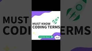 MUST KNOW CODING TERMS || #software #technology #programming #opensource