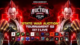 Day 2 Live Auction S2 Tournament Free Fire Max by Amir eSports #auctiontournament #free_fire_live