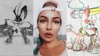 MOJE RYSUNKI WIEK 8-11 LAT, JAK ZACZEŁAM RYSOWAĆ? PIERWSZE PRACE