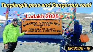 Nyoma Se Tanglangla pass | Leh Se Manali Himachal | Rajasthan se Leh Ladakh 2025 | @RRRRidervlogs