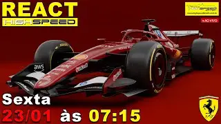🎬 REACT HIGH SPEED | Apresenta&ccedil;&atilde;o da Scuderia Ferrari HP F1 Team 2026 | Ao Vivo