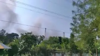 Obra power plant fire(2)