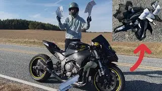 Roll Race ZX10 New Look FAIRINGS EXPLODE AT TOP SPEED 