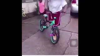 KFC Fat Guy Breaks Little Girls Bike