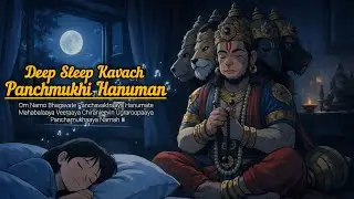 🌿Panchmukhi Hanuman Night Mantra for Peaceful Deep Sleep🌿 #hanuman #hanumanji #hanumanstatus #mantra