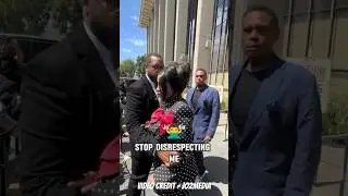 Card B throw a pen to the journalist after the win viral moment #cardib #courtcase #shorts