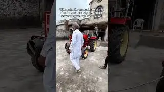 Antique Tractor, With Specialized  Manual starting.