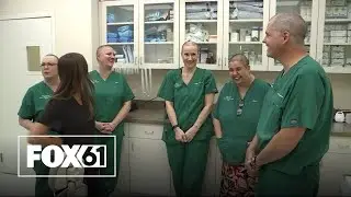 Coworkers Shave Heads in Support of Nurse Battling Cancer