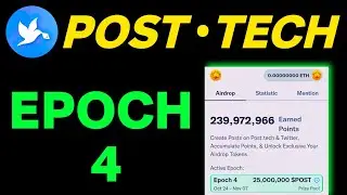 Post Tech SocialFi Airdrop | Post Tech Epoch 4 | How To Join Post Tech Airdrop | Post Tech Guide