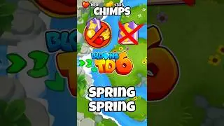 Bloons TD 6 - Spring Spring - Hard - CHIMPS - No Monkeys Knowledge #gameguide #btd6