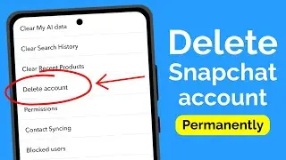 Как удалить аккаунт Snapchat (навсегда)