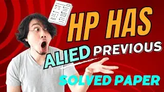 HP HAS previous Solved Questions Papers | HPPSC | himachal administrative Services