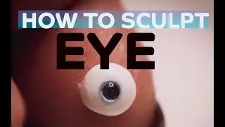 HOW TO :SCULPTING EYES TUTORIALS ! Tiny and big Glass  eyes.