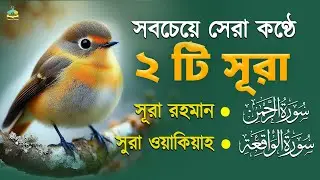 সু-মধুর কণ্ঠে সেরা ২ টি  সূরা আর রহমান সূরা ওয়াকিয়াহ  lBest Quran Recitation