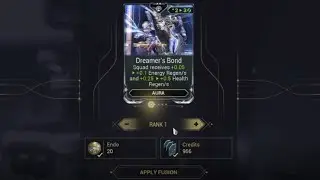 Warframe - Upgrade Dreamer's Bond Mod (Venus Junction)