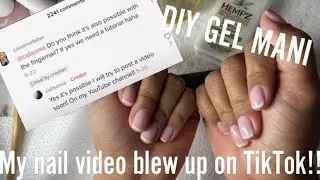 DIY | Easy At Home Gel French Manicure