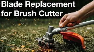 Blade replacement for Brush Cutter or Clearing Saw Honda DIY