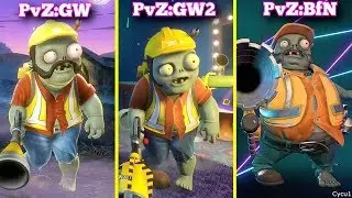 Plants vs Zombies Battle for Neighborville - All Returning Characters Models Comparison