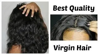 Most Realistic Silk Base Closure| Medium Blunt Cut | Jace Beauty DBN