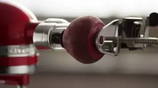 How To: Use the Small Core Slicing Blade with the Spiralizer Plus Attachment | KitchenAid