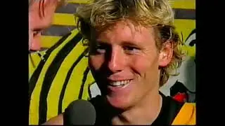 1995 2nd Semi Final, Richmond vs Essendon, post match interviews, John Northey, Stuart Maxfield