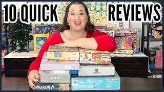 10 Puzzles, New Brands, Quick Reviews! // October Puzzle Round-Up