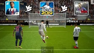PES 2019 MOBILE vs DLS 19 vs FIFA 19 MOBILE