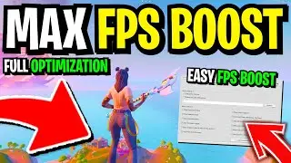 How To BOOST FPS Fortnite Season 8! 🔧 (Max FPS Guide & Fix FPS Drops)