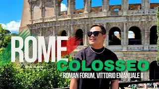 Rome, Italy:  Colosseum, Roman Forum, Il Vicolo Nel Corso Ristorante #travelvlog #rome #italy