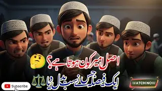 Asal Ameer Kon Hota Hai? 🤔 | Ek Faisla Jis Ne Sab Badal Diya ⚖️