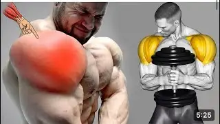 Большие плечи за считанные минуты #плечи #спортзал #дельты #бодибилдинг