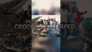 Scary Skies: Plane Crash Caused by a Loose Crocodile #shorts