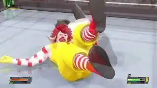 Gordon Ramsay vs Ronald McDonald  - WWE 2K22. Virtual Wrestling. CPU v CPU / 4K